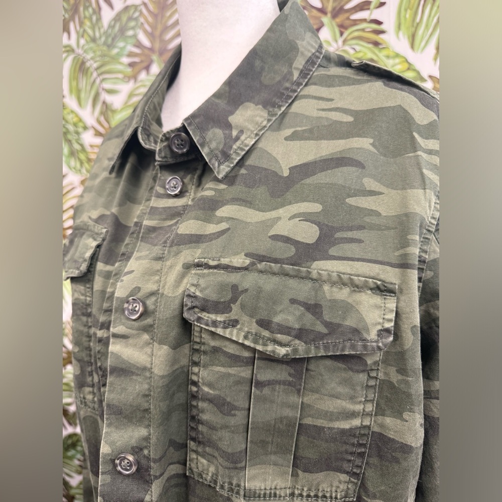 Bufflo David Bitton Camouflage Cargo Jacket Large